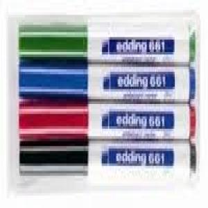 Rotulador Pizarra Edding 661 B/4 Surtidos | Edding | Pack 1 Unidades