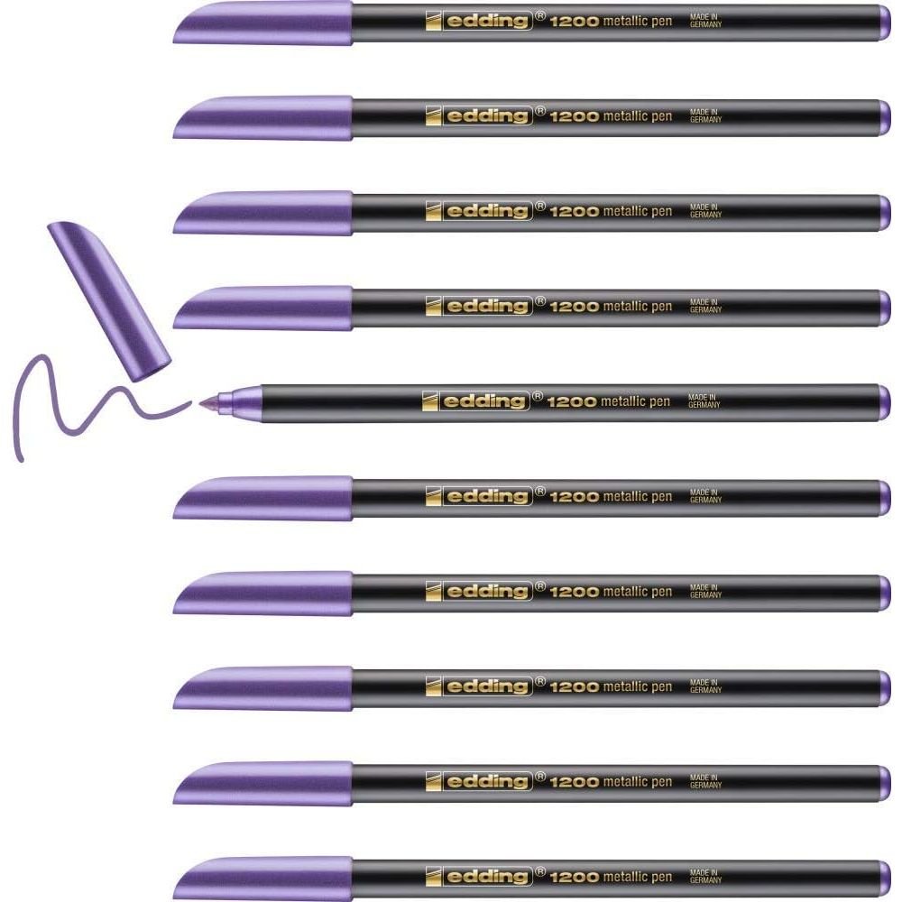 Rotulador Edding 1200 78 Metalizado Violeta | Edding | Pack 10 Unidades Imagen principal del producto