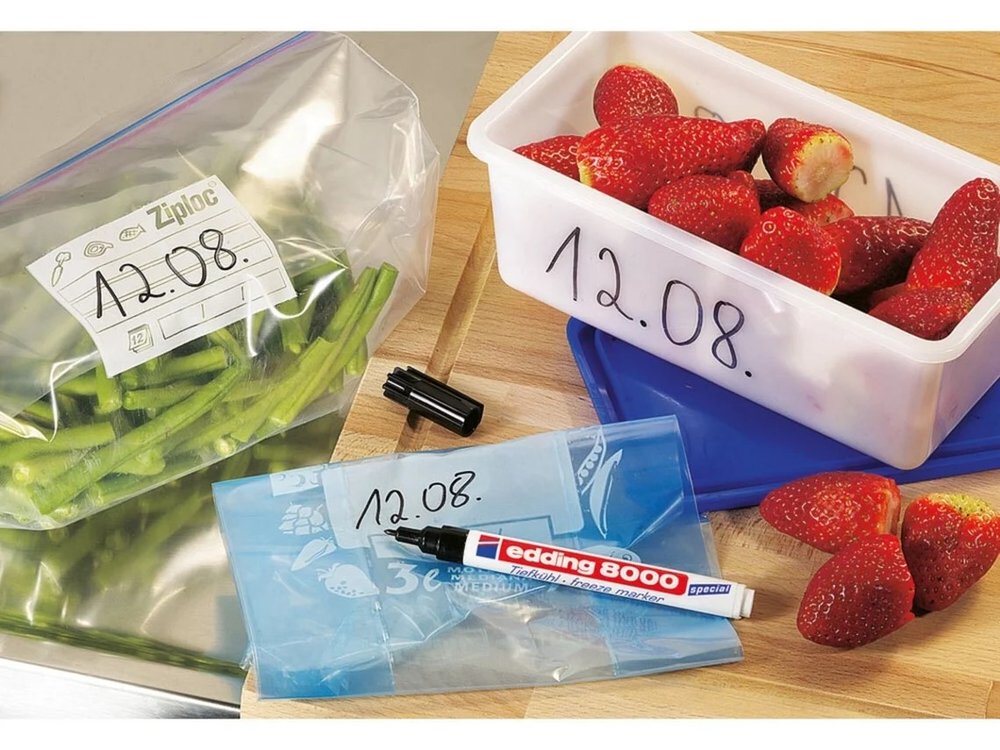 Marcador Edding 8000 para congelados, negro