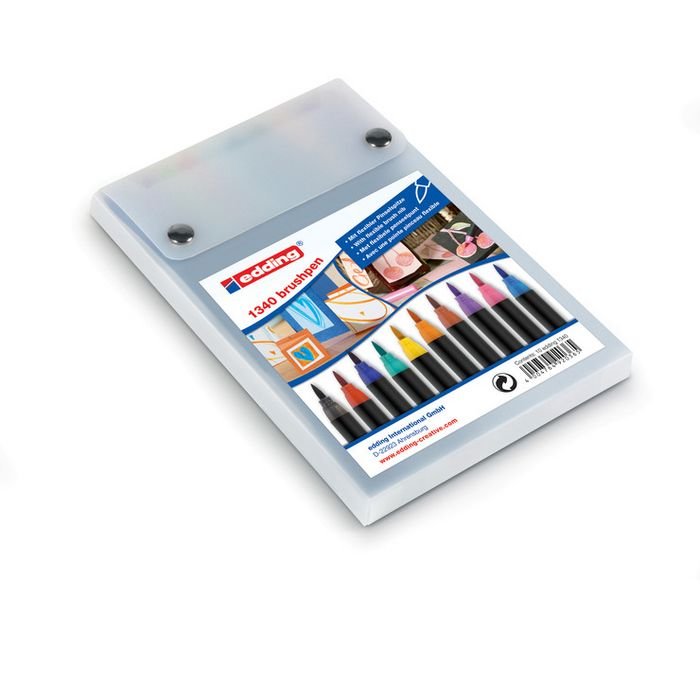 Rotulador Edding 1340 Punta Pincel 10 Colores | Edding | Pack 1 Unidades