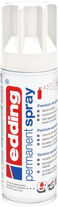 PINTURA ACRILICA SPRAY EDDING 5200 PERMANENTE BLANCO TRAFIC | 1 UNIDADES | (EDDING) Imagen principal del producto