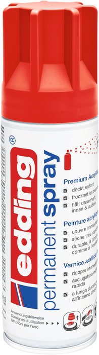 PINTURA ACRILICA SPRAY EDDING 5200 PERMANENTE ROJO TRAFICO | 1 UNIDADES | (EDDING) Imagen principal del producto