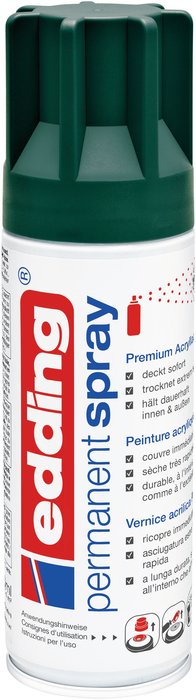 PINTURA ACRILICA SPRAY EDDING 5200 PERMANENTE VERDE MUSGO M | 1 UNIDADES | (EDDING) Imagen principal del producto