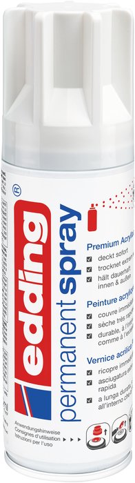 PINTURA ACRILICA SPRAY EDDING 5200 PERMANENTE BLANCO TRAFIC | 1 UNIDADES | (EDDING) Imagen principal del producto