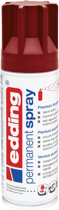 PINTURA ACRILICA SPRAY EDDING 5200 PERMANENTE ROJO PURPURA | 1 UNIDADES | (EDDING)