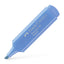 C/10 marcador fluorescente textliner 46 azul ultramar faber-castell