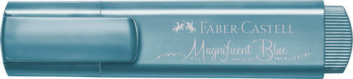 Marcador Faber Textliner 46 Metalico Azul | Faber Castell | Pack 10 Unidades Imagen principal del producto