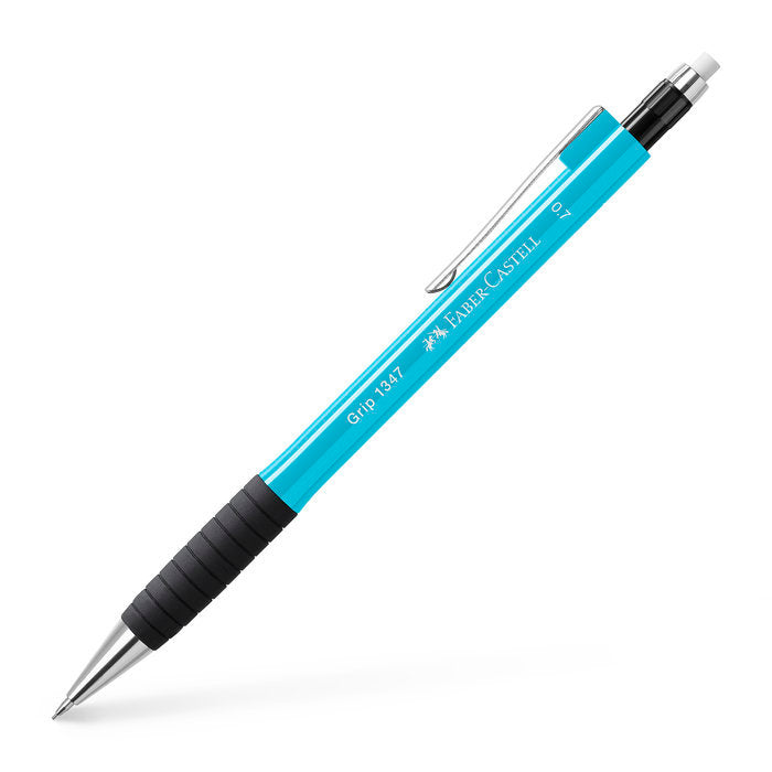 PORTAMINAS FABER GRIP 13457 0,5/0,7 MM AZUL CLARO | 12 UNIDADES | (FABER CASTELL) Imagen principal del producto