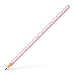 LAPIZ GRAFITO FABER CASTELL SPARKLE ROSA METALICO, | 12 UNIDADES | (FABER CASTELL)
