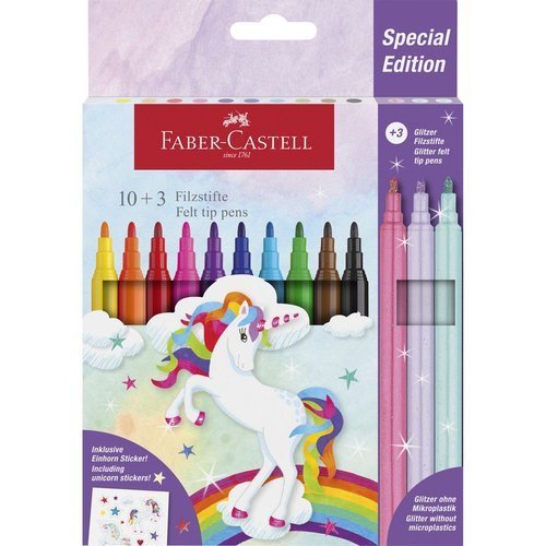 Rotulador Faber Castell Unicornio 13 Colores Surtidos Imagen principal del producto