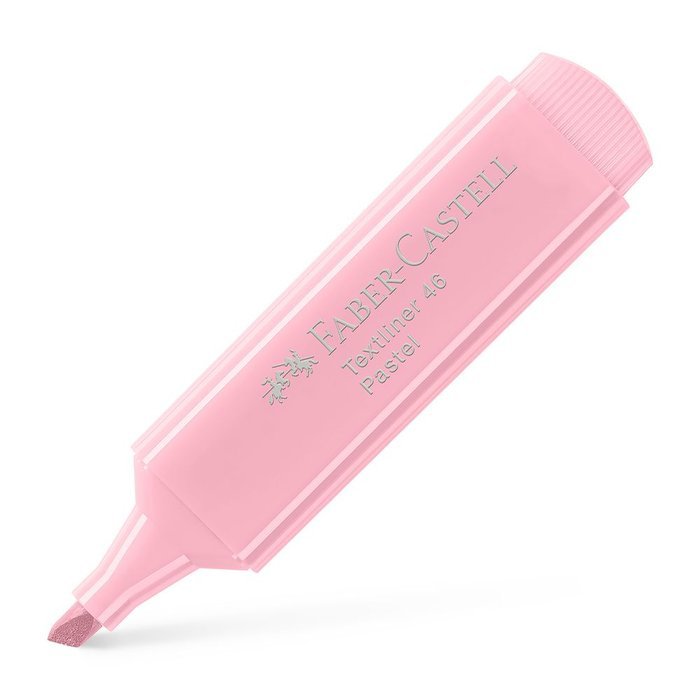 Marcador Faber Castell Textliner 46 Rosa Suave Pastel | Faber Castell | Pack 10 Unidades