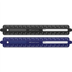 REGLA FABER CASTELL DOTS 15 CM COLORES SURTIDOS | 6 UNIDADES | (FABER CASTELL)