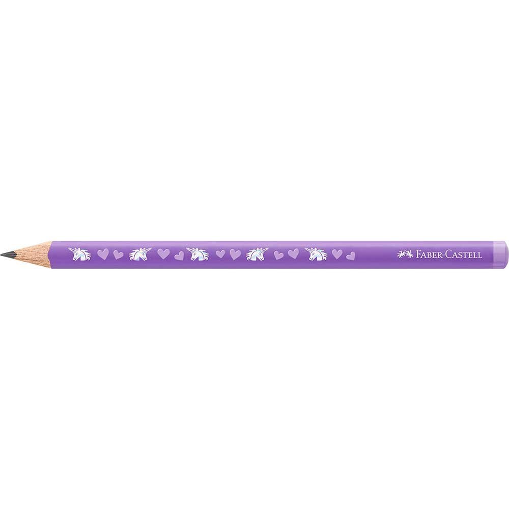 LAPIZ JUMBO FABER UNICORNIO GRAFITO HB VIOLETA | 12 UNIDADES | (FABER CASTELL)