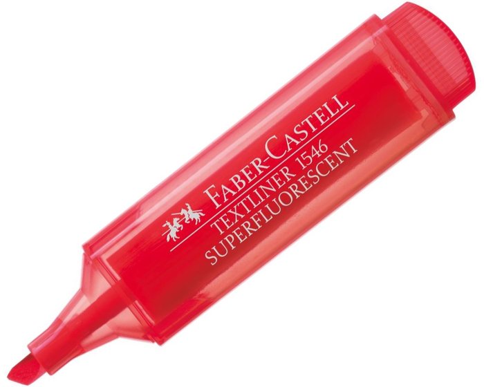 Marcadores Textliner 46 Rojo Faber-Castell Pack 10 Imagen principal del producto