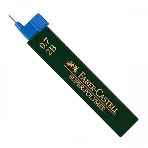 MINAS FABER 07 2B SUPER POLYMER | 12 UNIDADES | (FABER CASTELL) Imagen principal del producto