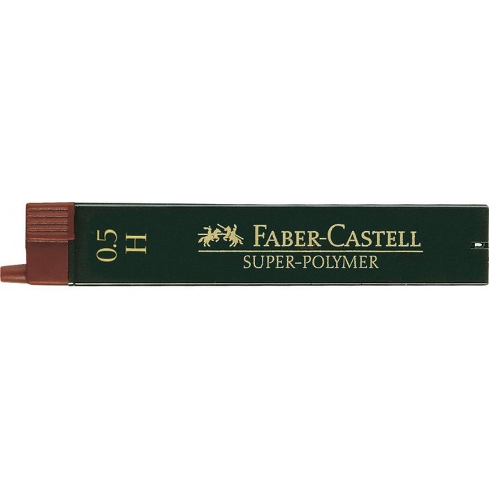 MINAS FABER 05 H SUPER POLYMER | 12 UNIDADES | (FABER CASTELL)