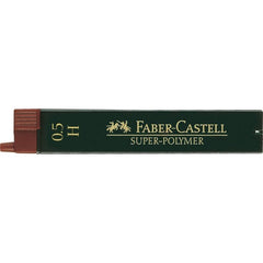 MINAS FABER 05 H SUPER POLYMER | 12 UNIDADES | (FABER CASTELL)