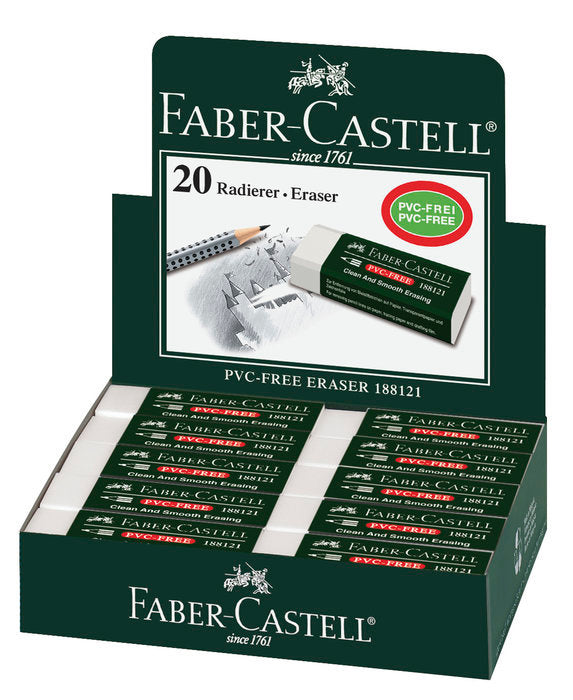 GOMA FABER CASTELL 7081N SIN PVC PARA GRAFITO | 20 UNIDADES | (FABER CASTELL)