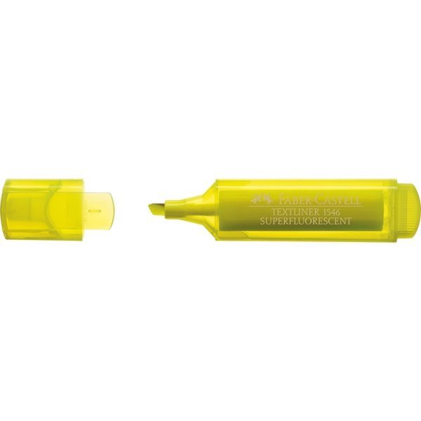 Marcador Faber Castell Textliner 1546 Amarillo Fluor | Faber Castell | Pack 10 Unidades Imagen principal del producto