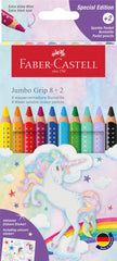 LAPIZ JUMBO FABER 8+2 COLORES SURTIDO UNICORNIO | 1 UNIDADES | (FABER CASTELL)