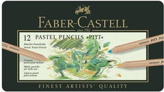 LAPIZ FABER CASTELL PITT PASTEL 12 COLORES SURTIDOS | 1 UNIDADES | (FABER CASTELL)