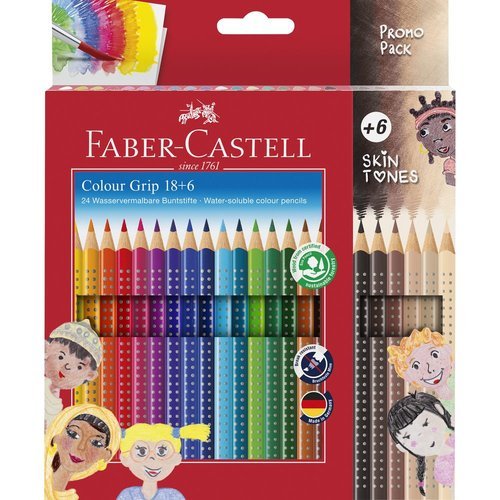 Lápiz Faber 18 + 6 Colores Ecológicos Faber Castell Imagen principal del producto