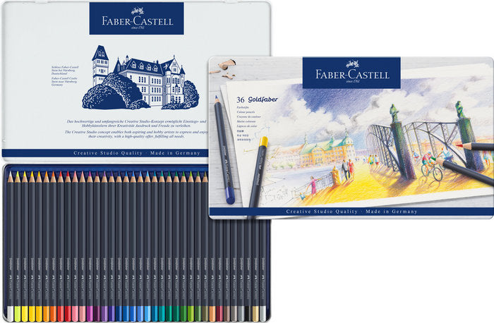 Lápiz Faber Castell Goldfaber Permanente 36 Colores Estuche Imagen principal del producto