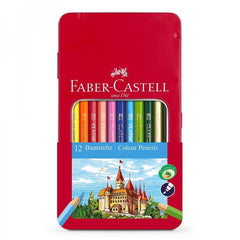 LAPIZ ECO HEXAGONAL 12 COLORES SURTIDOS | 1 UNIDADES | (FABER CASTELL)