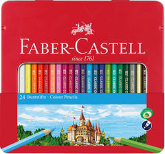 LAPIZ ECO HEXAGONAL 24 COLORES SURTIDOS | 1 UNIDADES | (FABER CASTELL)