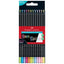 LAPIZ FABER CASTELL BLACK EDITION 12 COLORES PASTEL/NEON | 1 UNIDADES | (FABER CASTELL)
