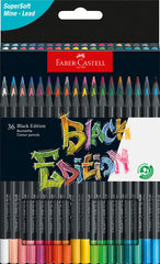 LAPIZ FABER CASTELL BLACK EDITION 24 COLORES BASICOS ESTUCHE | 1 UNIDADES | (FABER CASTELL)