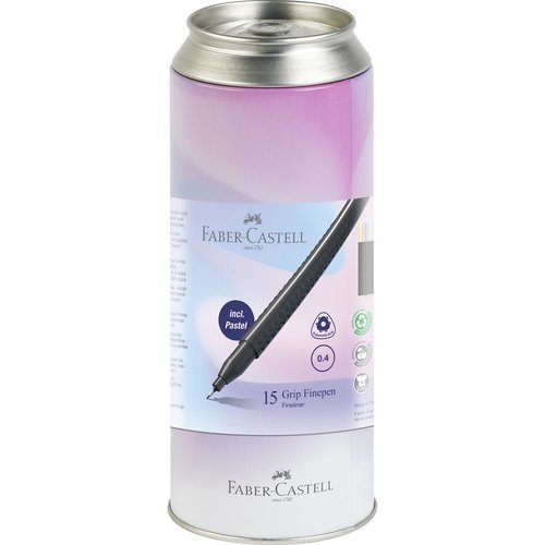 Rotulador Faber Castell Bote Metal 15 Colores | Faber Castell | Pack 1 Unidades Imagen principal del producto