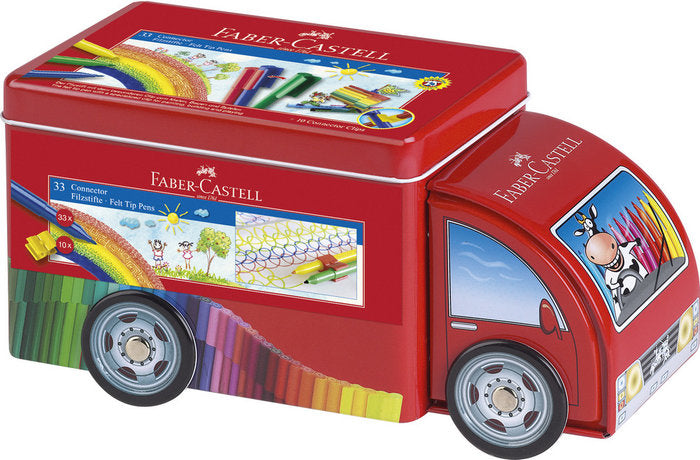 Rotulador Faber Connector Camion 33 Colores Surtidos | Faber Castell | Pack 1 Unidades Imagen principal del producto