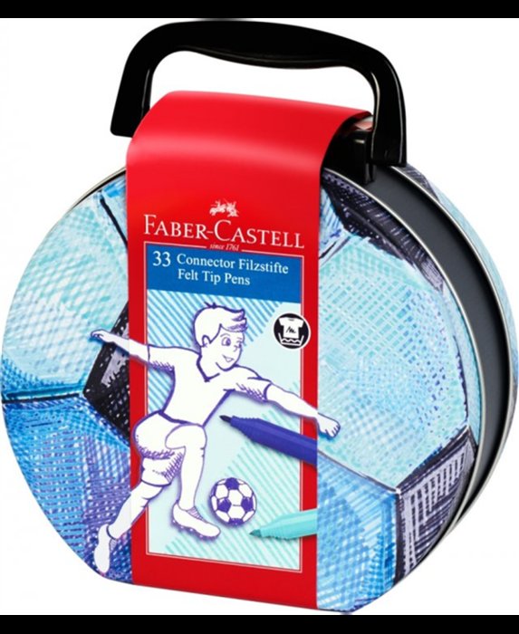 Rotulador Faber Connector Maleta Futbol 33 Colores Surtidos Imagen principal del producto
