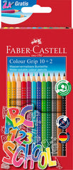 LAPIZ FABER CASTELL 10 COLORES + 2 REGALO | 1 UNIDADES | (FABER CASTELL)