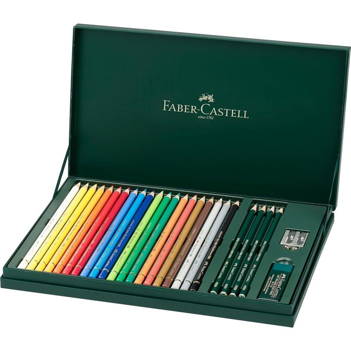 LAPIZ FABER CASTELL POLYCHROMOS 24 COLORES ESTUCHE REGALO | 1 UNIDADES | (FABER CASTELL)