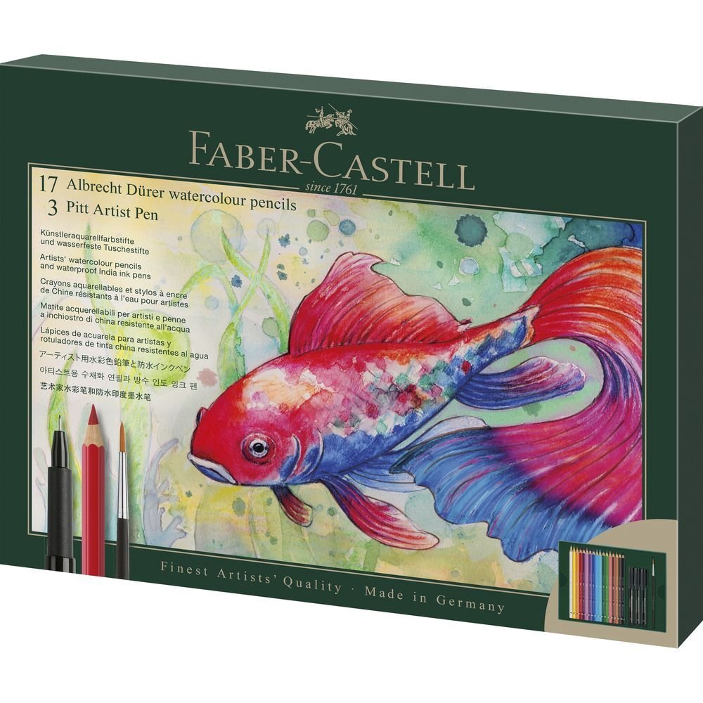 Set 17 lápices Albrecht Dürer + 3 Pitt Artis Faber-Castell