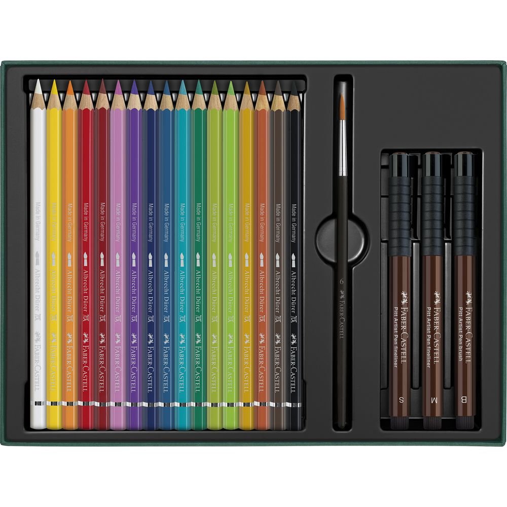 Set 17 lápices Albrecht Dürer + 3 Pitt Artis Faber-Castell