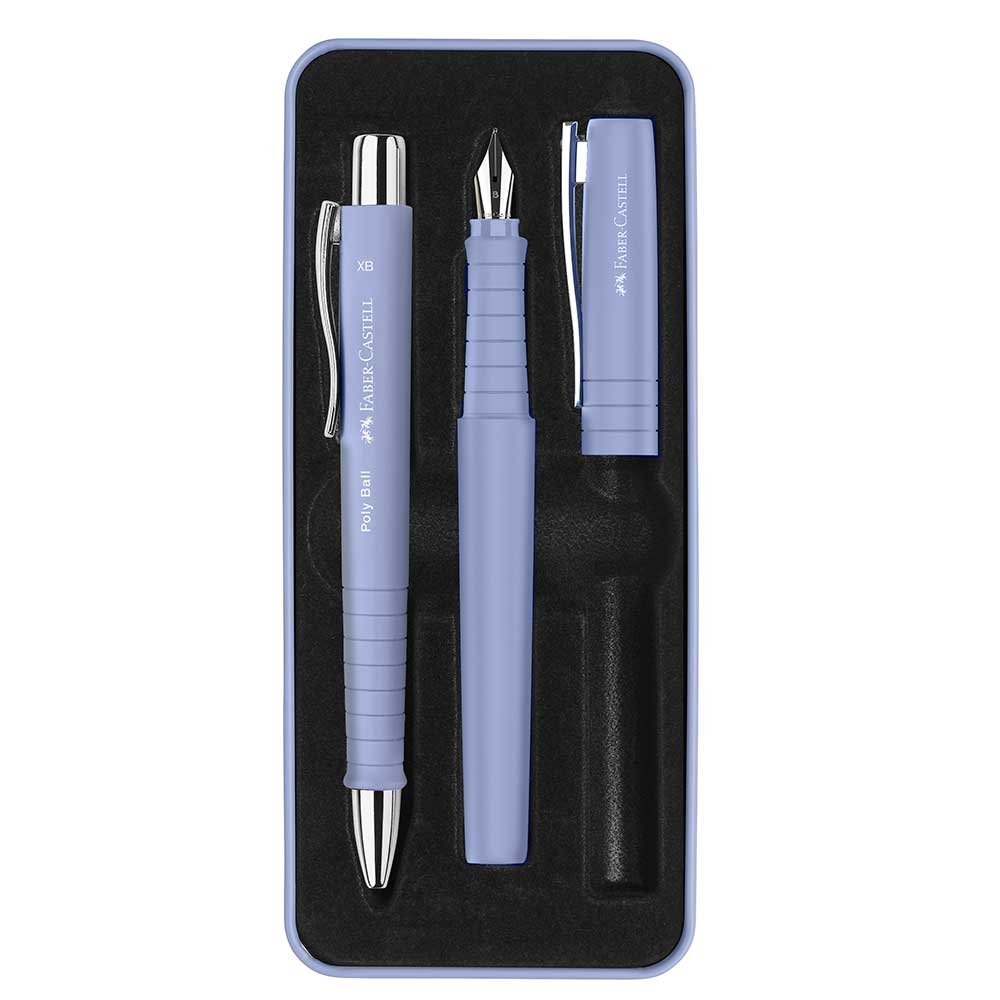 Juego de Bolígrafo y Pluma Faber Castell Iris Pálido Imagen principal del producto
