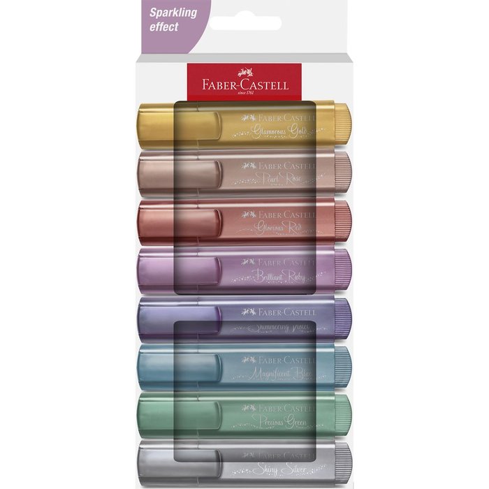 Marcador Faber Castell Textliner Metallic 46 8 Colores Surt | Faber Castell | Pack 1 Unidades Imagen principal del producto