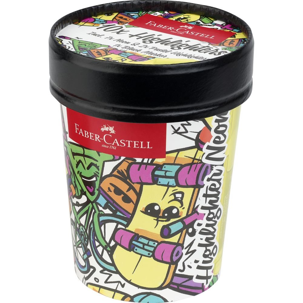 Marcador Faber Castell Textliner 46 Tarrina 10 Colores Neon Imagen principal del producto