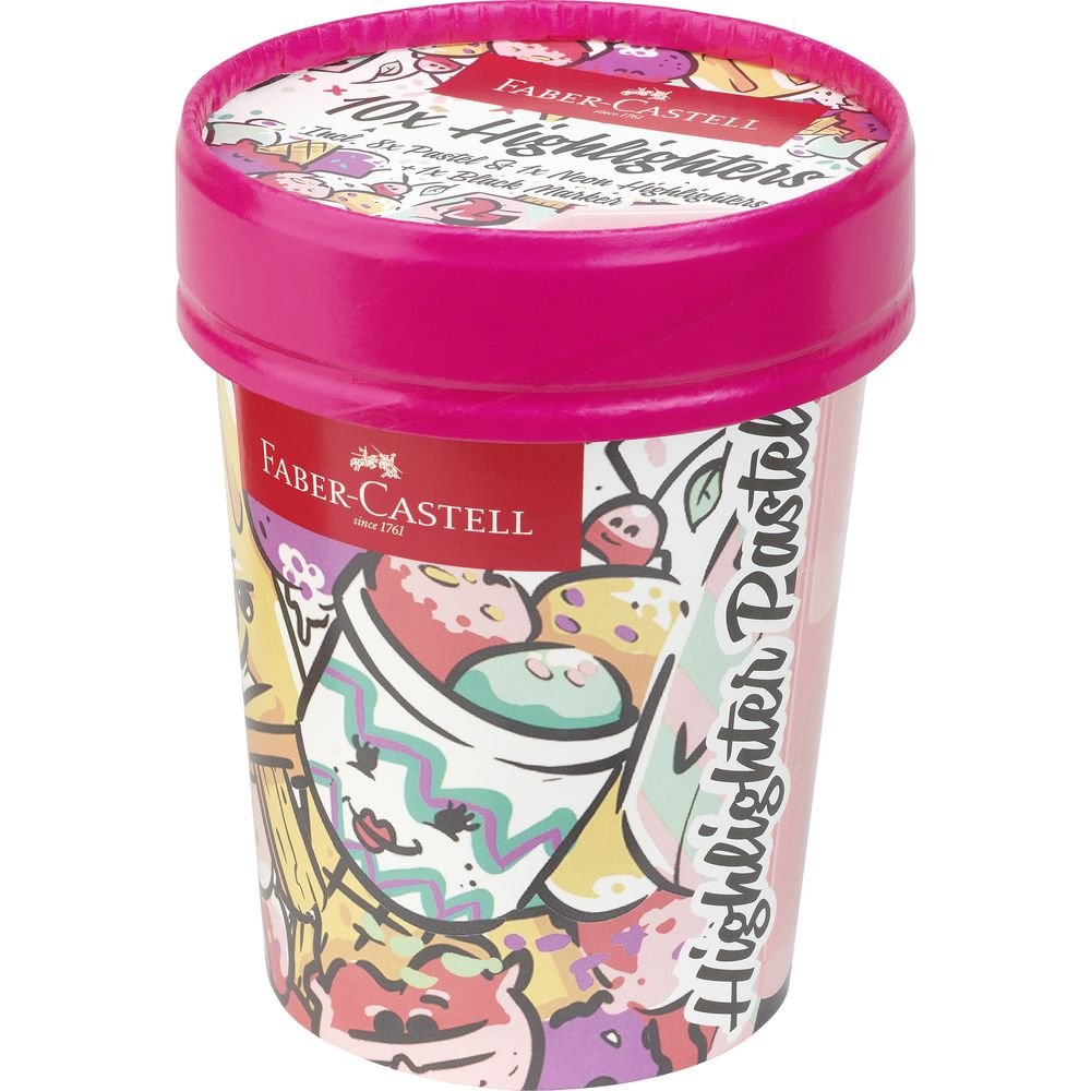 Marcador Faber Castell Textliner 46 Tarrina 10 Colores Paste Imagen principal del producto
