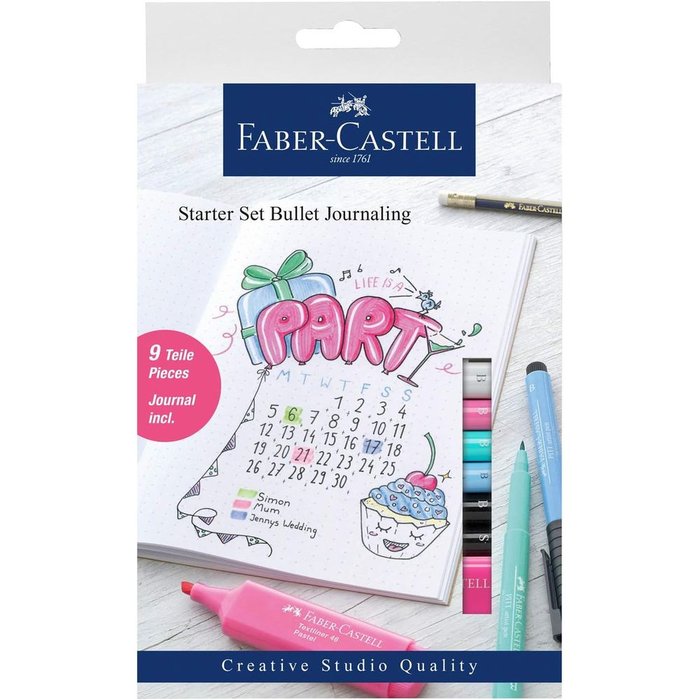 SET INICIACION FABER CASTELL BULLET JOURNALING 9 PIEZAS, | 1 UNIDADES | (FABER CASTELL)