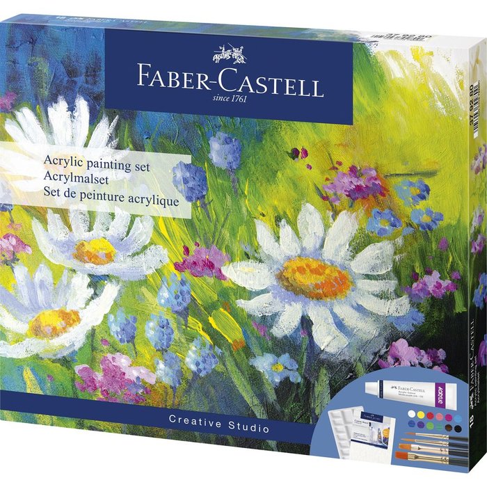 Set de Pintura Acrílica Faber Castell Imagen principal del producto