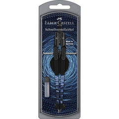COMPAS FABER CASTELL AJUSTE RAPIDO SHINY TWIST | 1 UNIDADES | (FABER CASTELL)