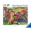 Puzzle 500 Piezas Amigos Peludos en el Jardín Ravensburger