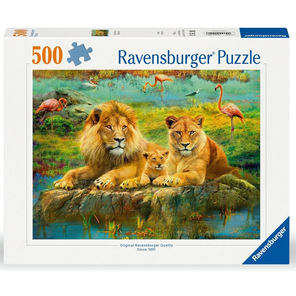 Puzzle Leones en la Sabana 500 Piezas Ravensburger Imagen principal del producto