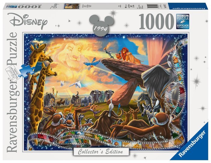 PUZZLE DISNEY CLASSIC EL REY LEON 1000 P | RAVENSBURGER PUZZLES | 1 UNIDAD | 4005555003212 Imagen principal del producto