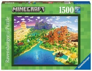 Puzzle 1500 Piezas Minecraft World Ravensburger Imagen principal del producto