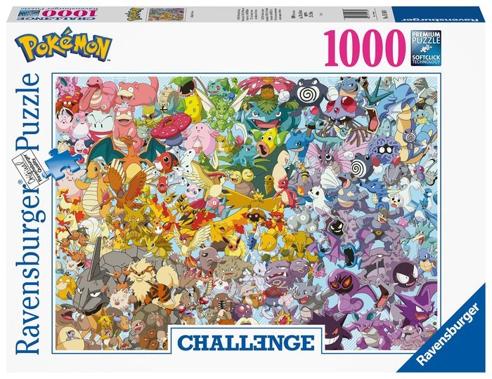 PUZZLE RAVENSBURGER 1000PZ CHALLENGE PUZZLE POKEMON | RAVENSBURGER PUZZLES | 1 UNIDAD | 4005555004608 Imagen principal del producto